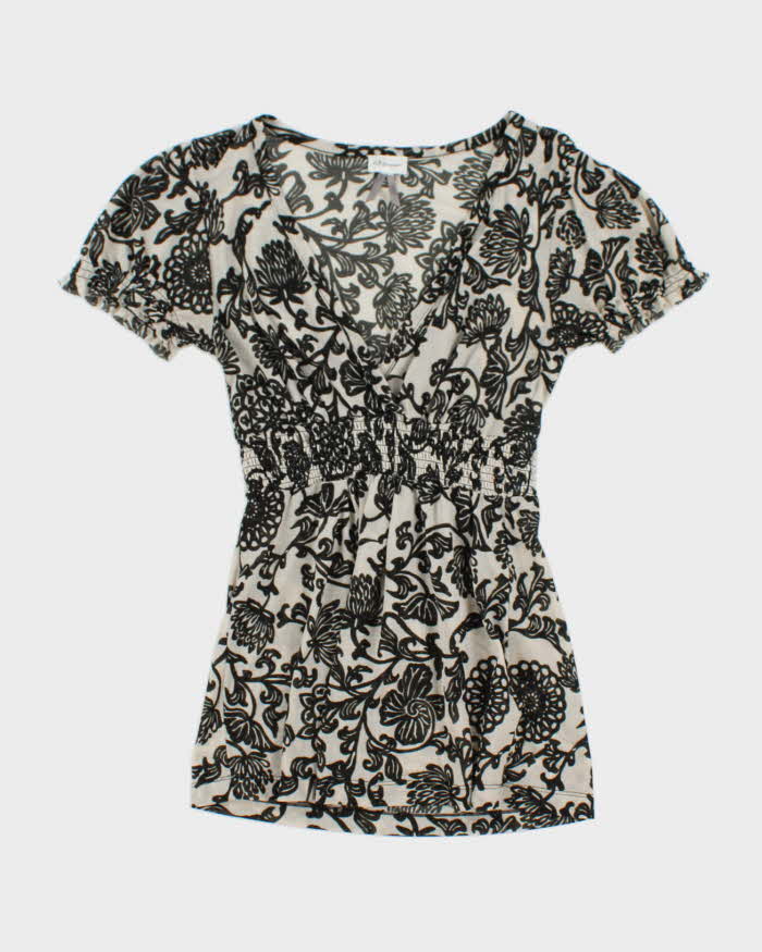Vintage Y2k 00s Dynamite Mesh Top - S