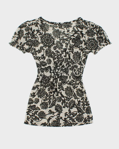 Vintage Y2k 00s Dynamite Mesh Top - S