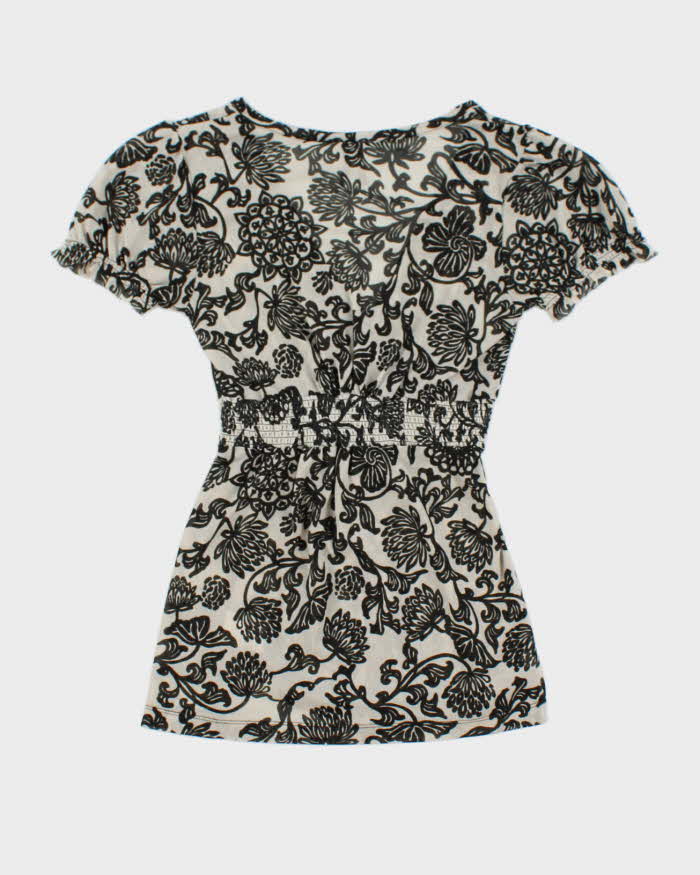 Vintage Y2k 00s Dynamite Mesh Top - S
