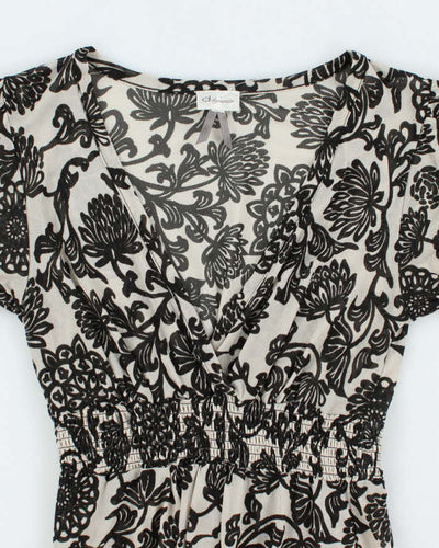 Vintage Y2k 00s Dynamite Mesh Top - S