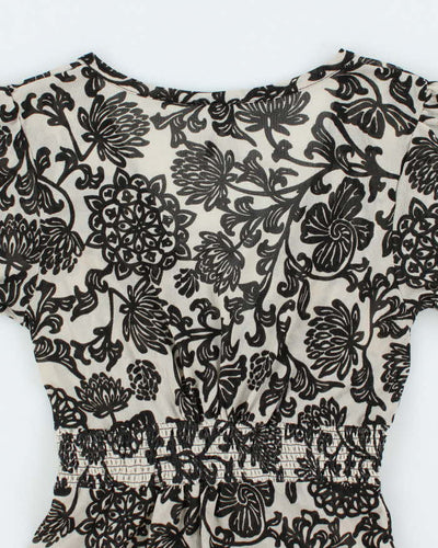 Vintage Y2k 00s Dynamite Mesh Top - S