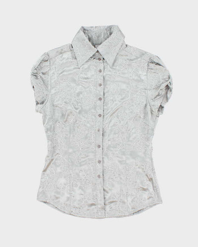 Vintage Y2k 00s Suzy Embroidered Blouse - M