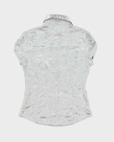Vintage Y2k 00s Suzy Embroidered Blouse - M