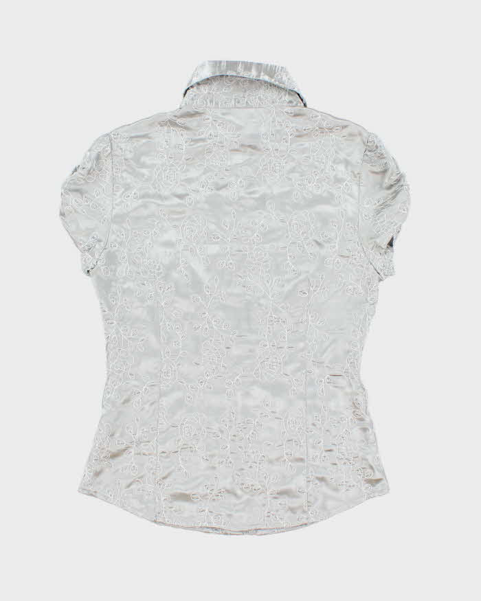 Vintage Y2k 00s Suzy Embroidered Blouse - M