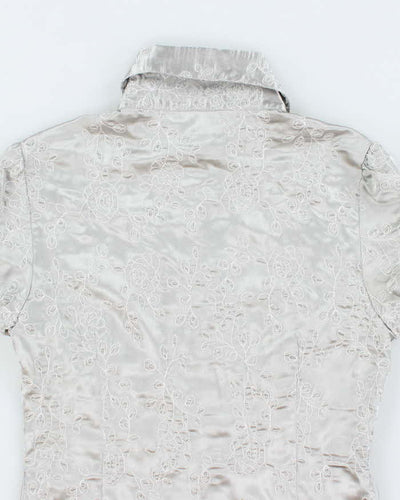 Vintage Y2k 00s Suzy Embroidered Blouse - M