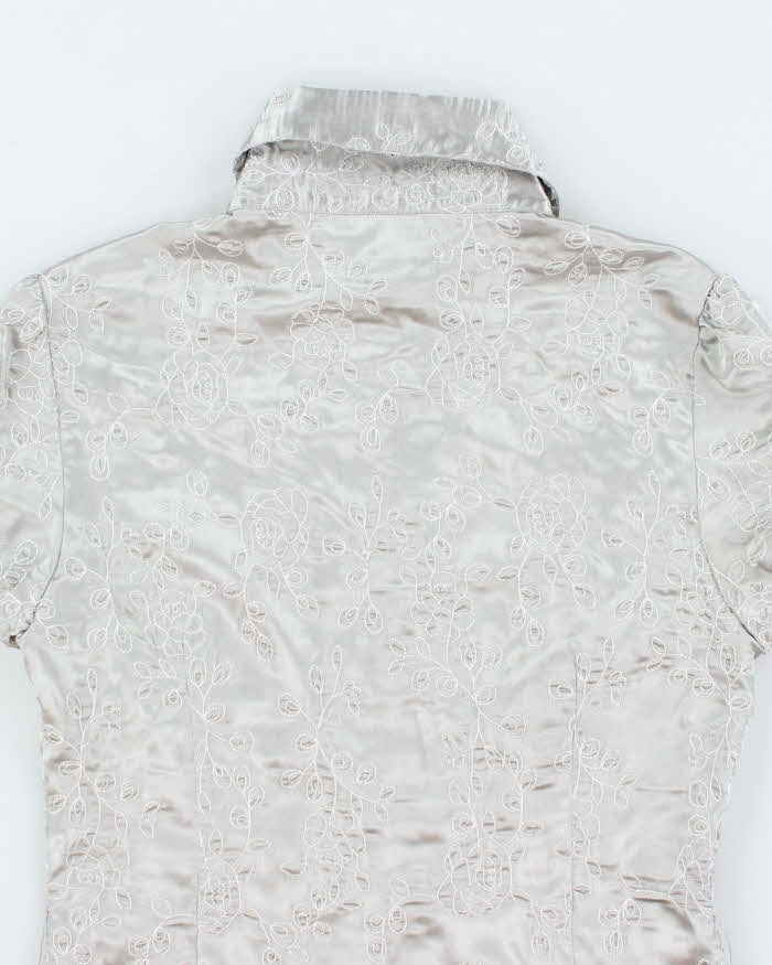 Vintage Y2k 00s Suzy Embroidered Blouse - M