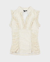 Vintage Y2k 00s XOXO Lace Top - S