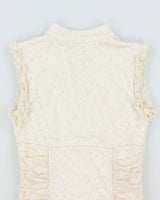 Vintage Y2k 00s XOXO Lace Top - S