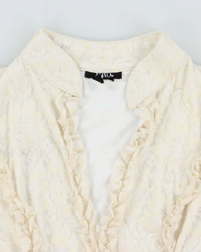 Vintage Y2k 00s XOXO Lace Top - S