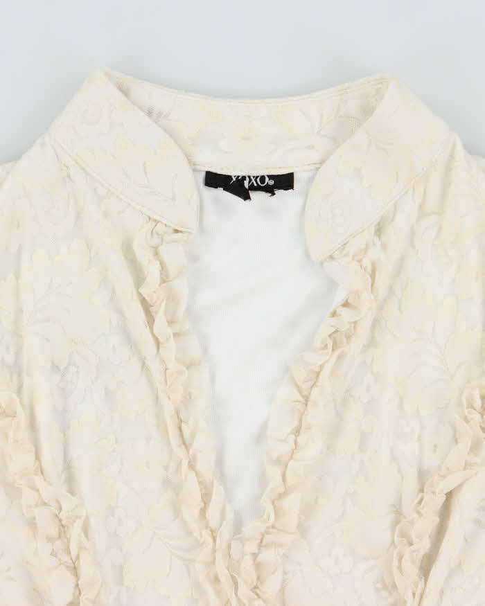 Vintage Y2k 00s XOXO Lace Top - S