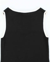Vintage 90s 00s Cable &amp; Gauge Knit Cami - S