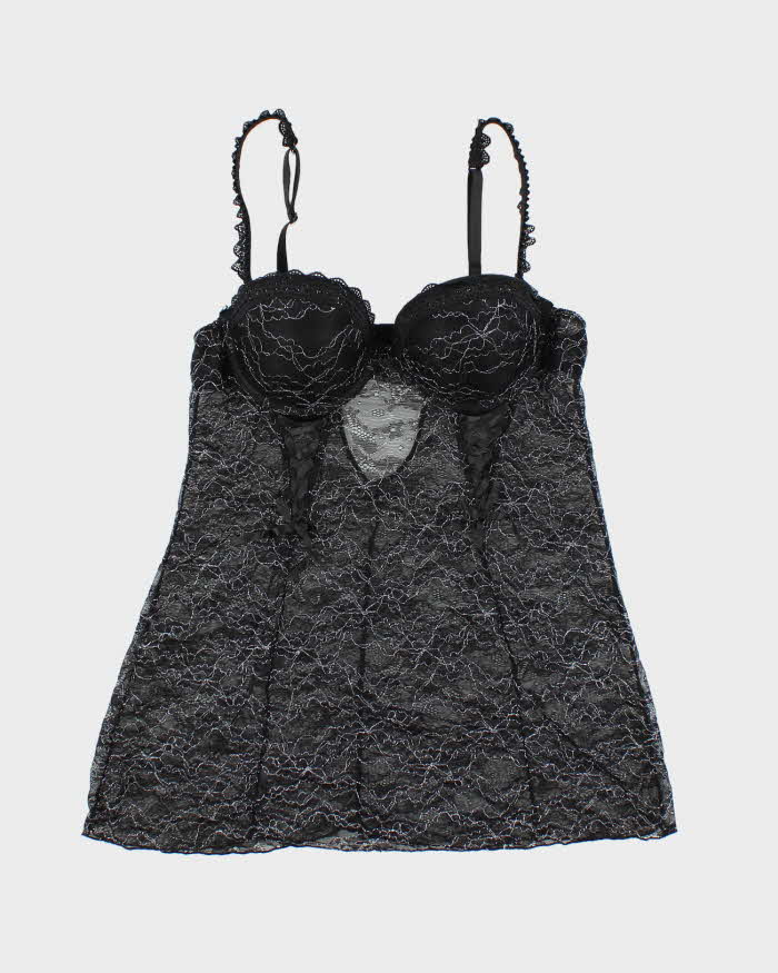 Vintage Y2k 00s Jezebel Lace Cami - S