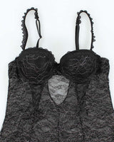 Vintage Y2k 00s Jezebel Lace Cami - S