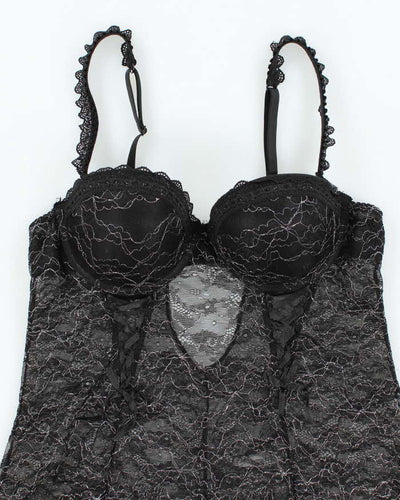 Vintage Y2k 00s Jezebel Lace Cami - S
