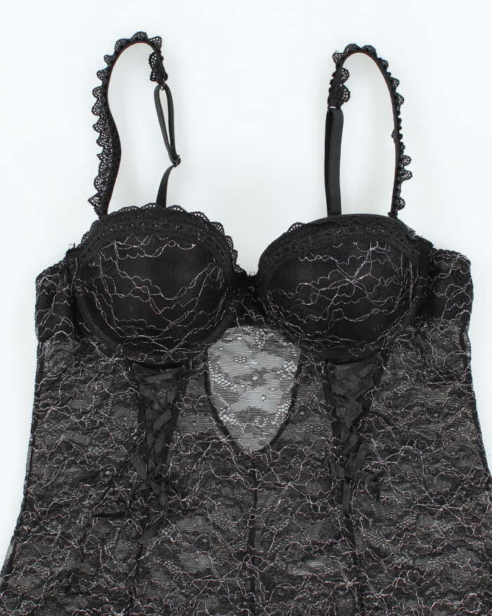 Vintage Y2k 00s Jezebel Lace Cami - S