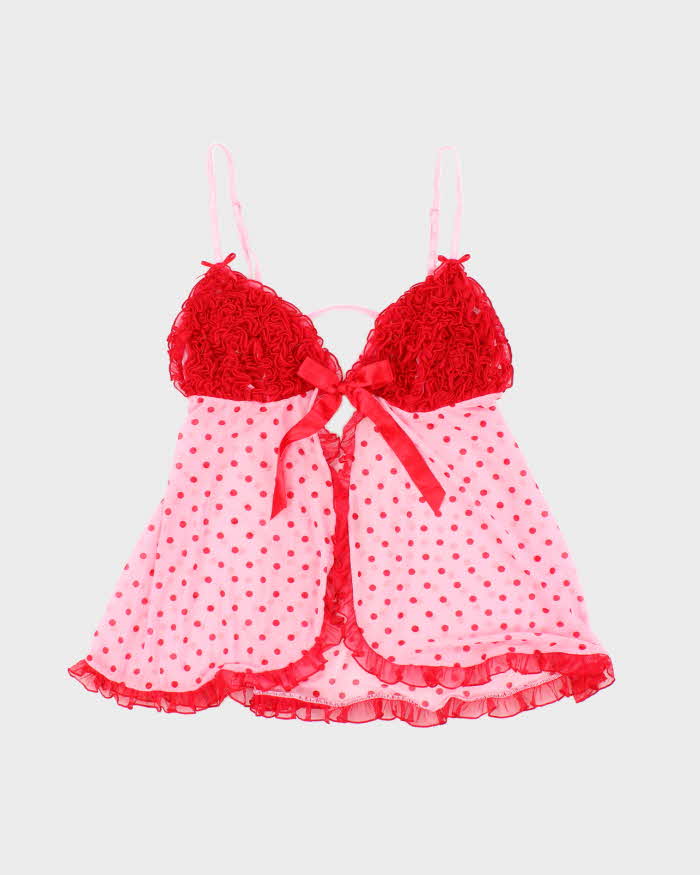 Vintage Y2k 00s La Senza Polka Dot Cami - S