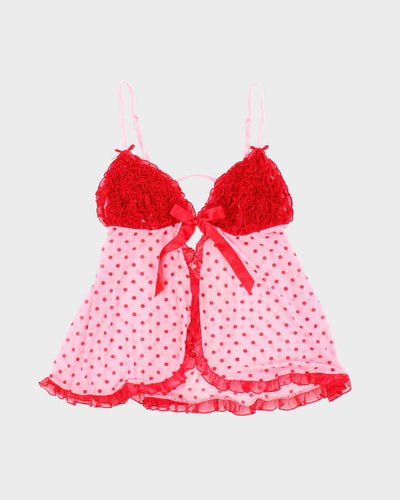 Vintage Y2k 00s La Senza Polka Dot Cami - S
