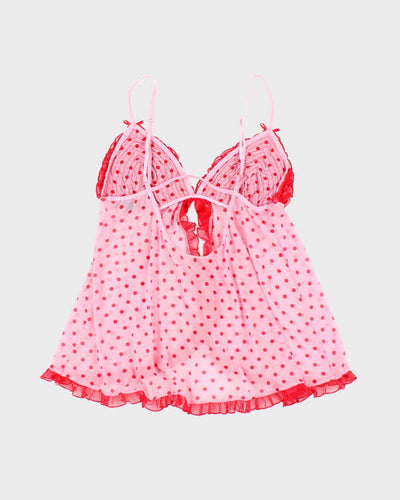 Vintage Y2k 00s La Senza Polka Dot Cami - S