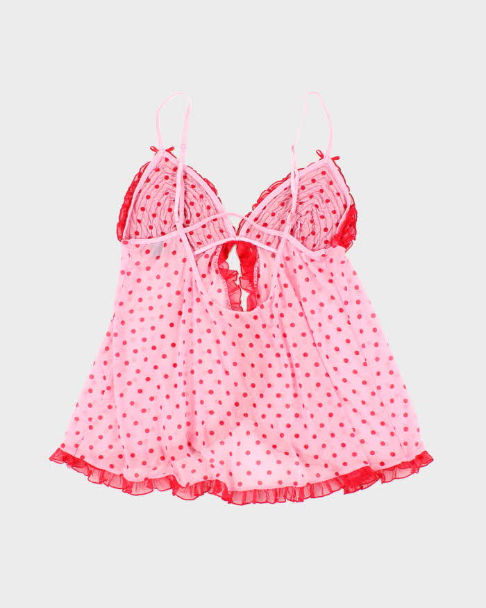 Vintage Y2k 00s La Senza Polka Dot Cami - S