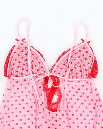 Vintage Y2k 00s La Senza Polka Dot Cami - S
