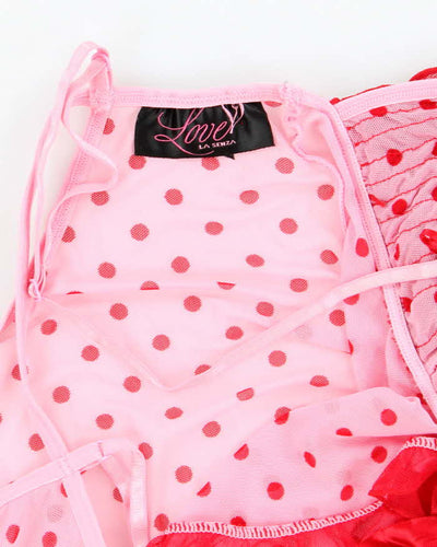 Vintage Y2k 00s La Senza Polka Dot Cami - S