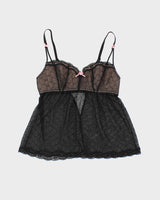 Vintage Y2k 00s Betsey Johnson Mesh Cami - S