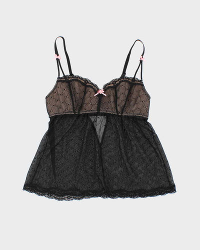 Vintage Y2k 00s Betsey Johnson Mesh Cami - S