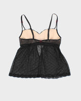 Vintage Y2k 00s Betsey Johnson Mesh Cami - S