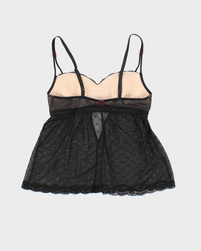 Vintage Y2k 00s Betsey Johnson Mesh Cami - S
