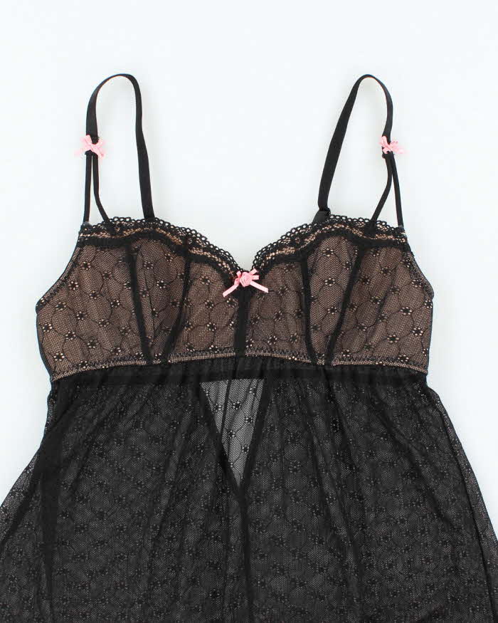 Vintage Y2k 00s Betsey Johnson Mesh Cami - S