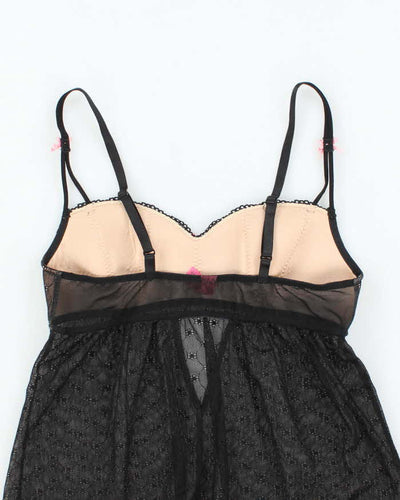 Vintage Y2k 00s Betsey Johnson Mesh Cami - S