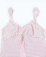 Vintage 90s 00s Lu-Say Polka Dot Cami - L