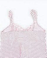 Vintage 90s 00s Lu-Say Polka Dot Cami - L