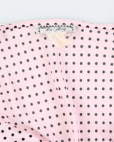 Vintage 90s 00s Lu-Say Polka Dot Cami - L