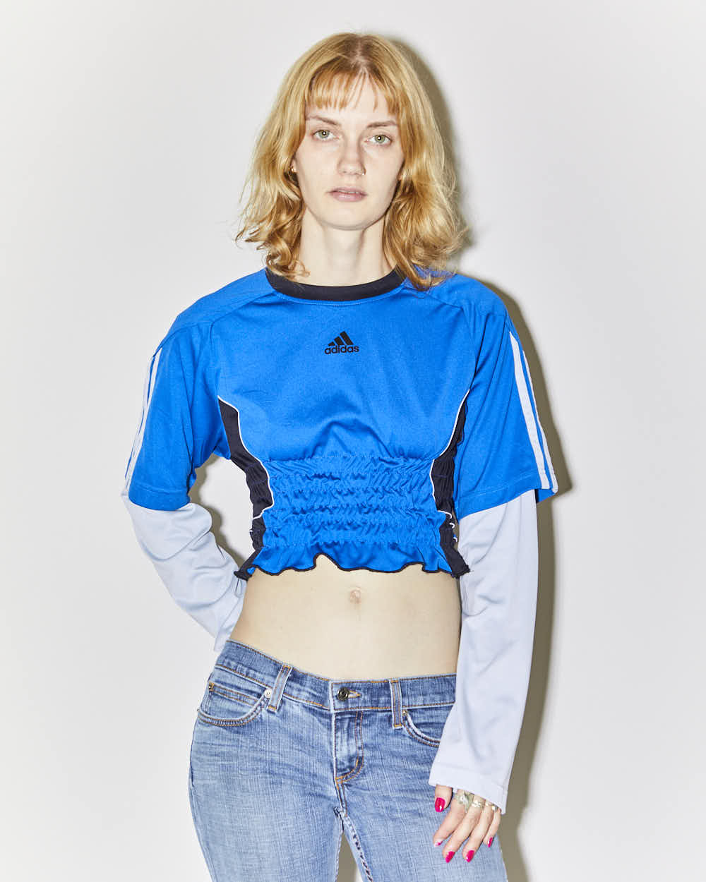 Rokit Originals Rework Sporty Spice Shirring Tee - M