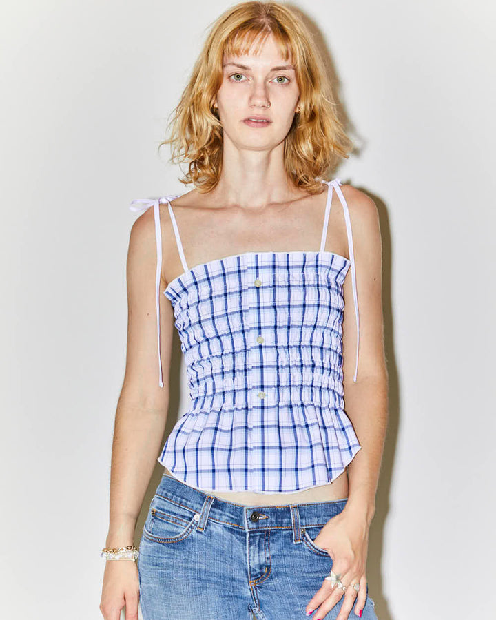 Rokit Originals Rework Blossom Shirring Cami - S