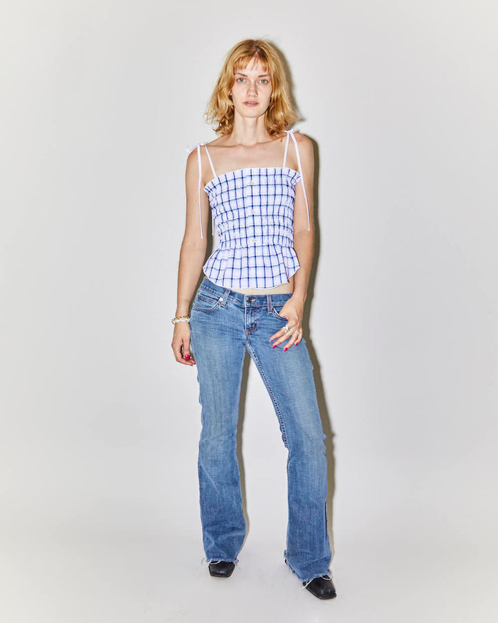 Rokit Originals Rework Blossom Shirring Cami - S