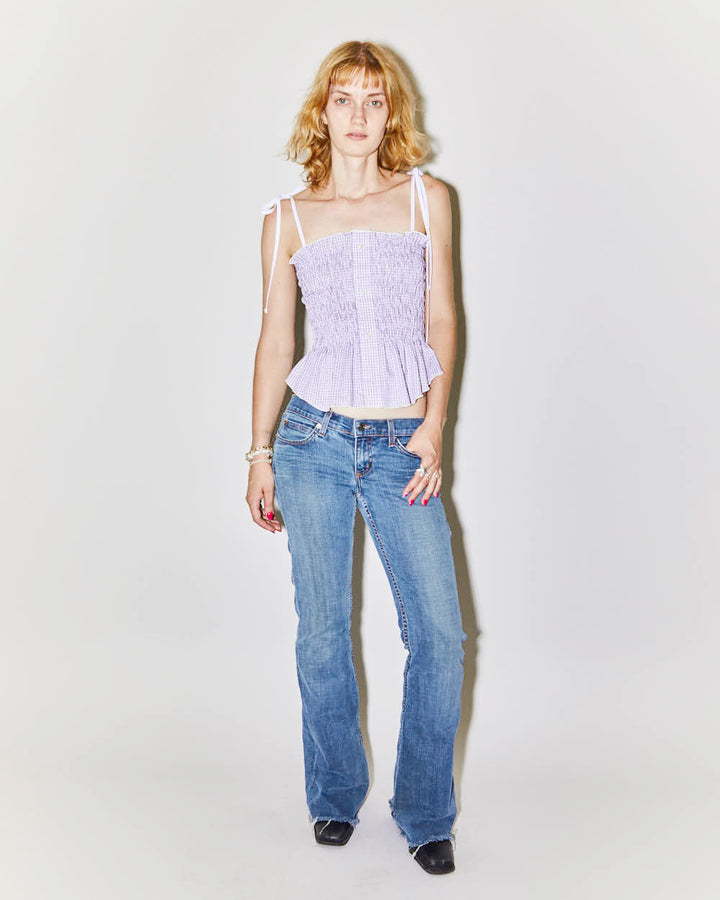 Rokit Originals Rework Blossom Shirring Cami - M
