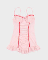 Vintage Y2k 00s Rampage Gingham Mesh Cami - XS