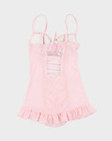 Vintage Y2k 00s Rampage Gingham Mesh Cami - XS