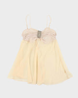 Vintage Y2k 00s LA Senza Mesh Cami - M