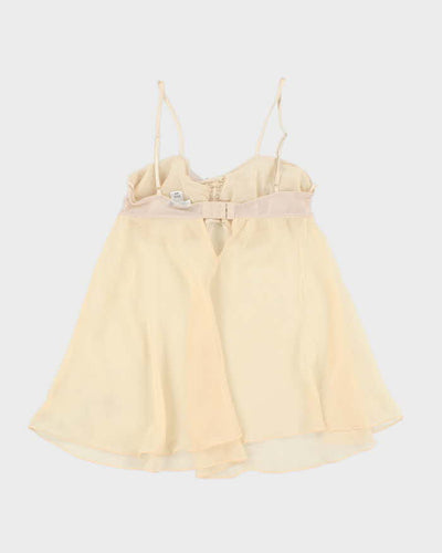 Vintage Y2k 00s LA Senza Mesh Cami - M