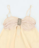 Vintage Y2k 00s LA Senza Mesh Cami - M