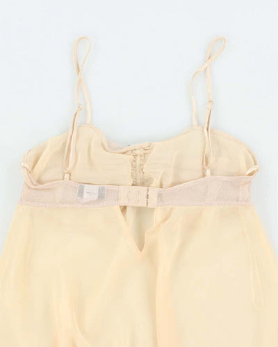 Vintage Y2k 00s LA Senza Mesh Cami - M