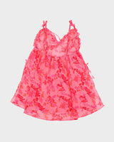 Vintage Y2k 00s La Vie En Rose Mesh Cami - L