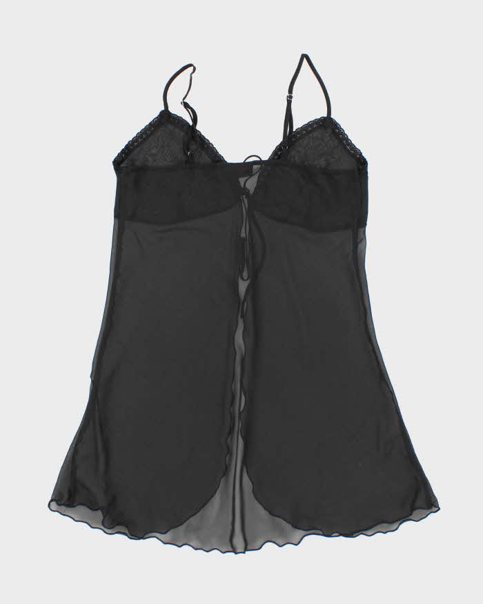 Vintage 90s Rose Mesh Cami - M