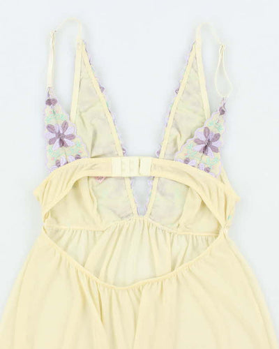 Vintage Y2k 00s La Vie En Rose Cami - S