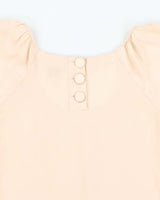 Central Park West Ivory Beige 100% Silk Blouse - S