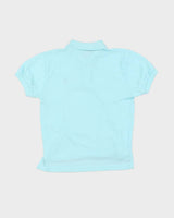 Vintage 1990s Polo by Ralph Lauren Robin's Egg Blue Collared T-Shirt - S