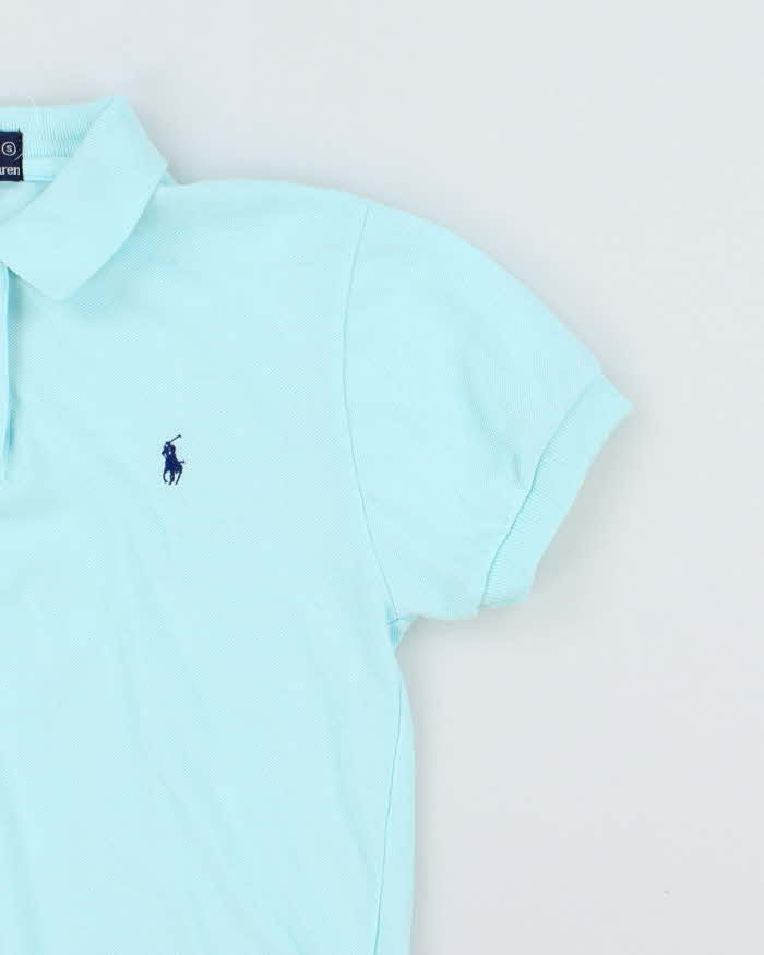 Vintage 1990s Polo by Ralph Lauren Robin's Egg Blue Collared T-Shirt - S